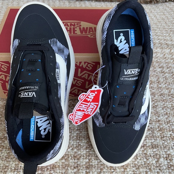 Vans Ultrarange Exo Blur Checker Black/MarshmallwW - Picture 13 of 16
